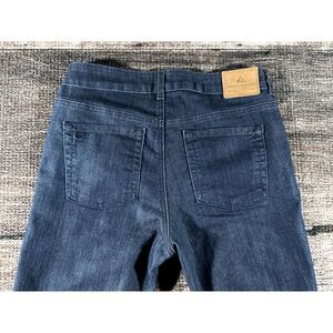 American Giant Womens 218 Skinny Mountain Wash Stretch Indigo Jeans 28x20